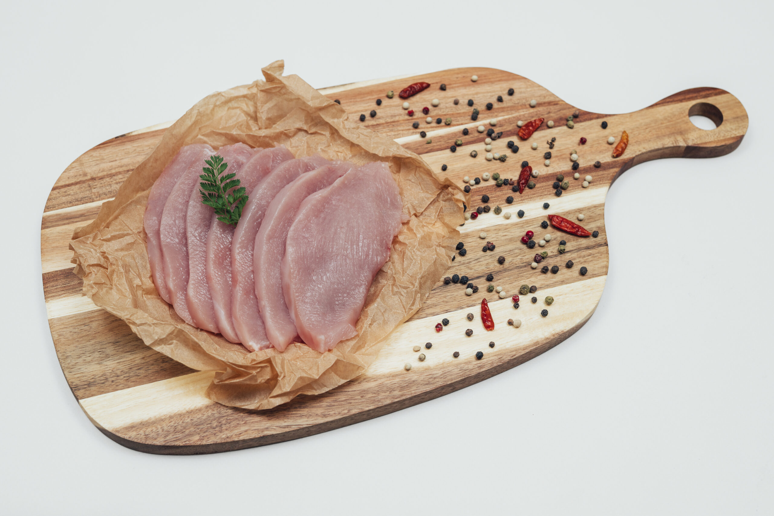 Turkey breast slices
